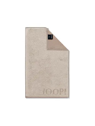 JOOP | Gästetuch 30x50cm CONTOUR DOUBLFACE Oliv | beige